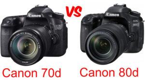 Canon 70D Vs 80D