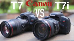 Canon T7 vs. T7i Comparison