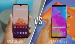 Samsung Galaxy Note 9 vs OnePlus 6T